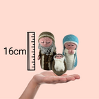 PRESEPE DI LANA FATTO A MANO