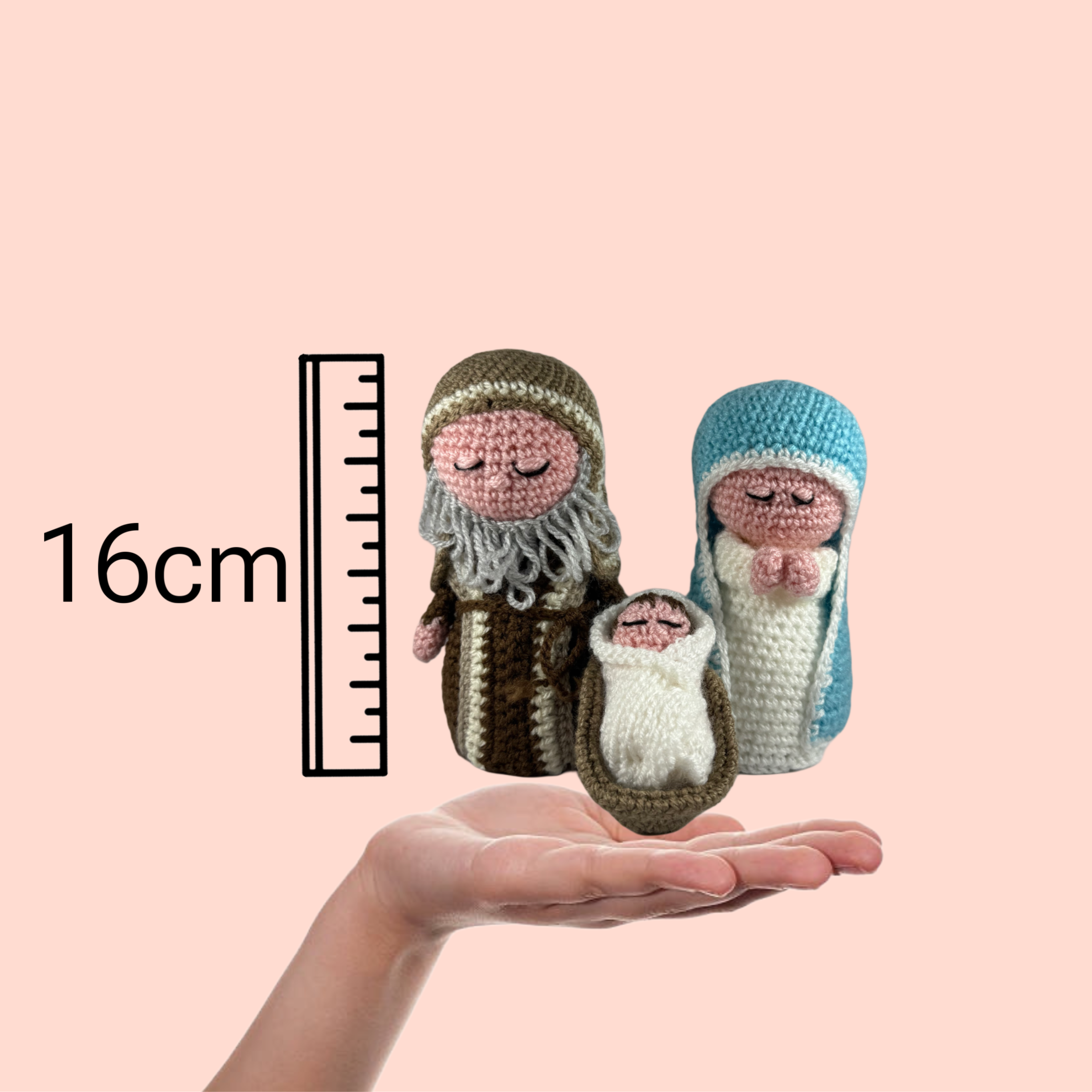 PRESEPE DI LANA FATTO A MANO