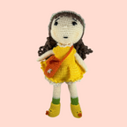 BAMBINA DI LANA FATTA A MANO