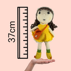 BAMBINA DI LANA FATTA A MANO