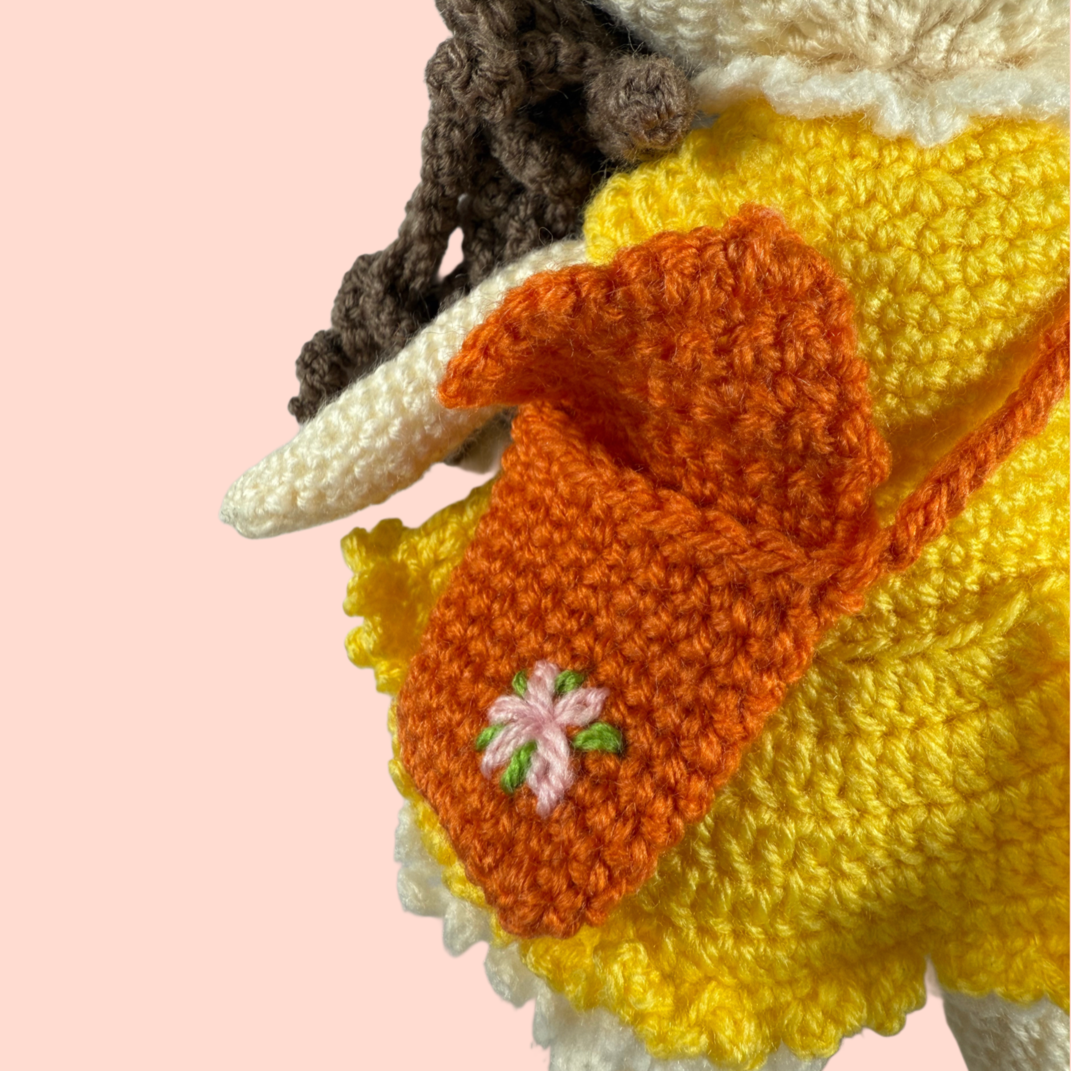 BAMBINA DI LANA FATTA A MANO