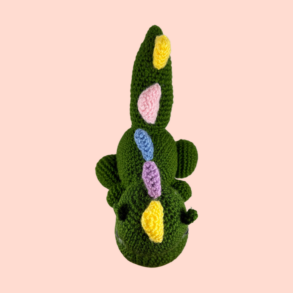 DINOSAURO DI LANA FATTO A MANO