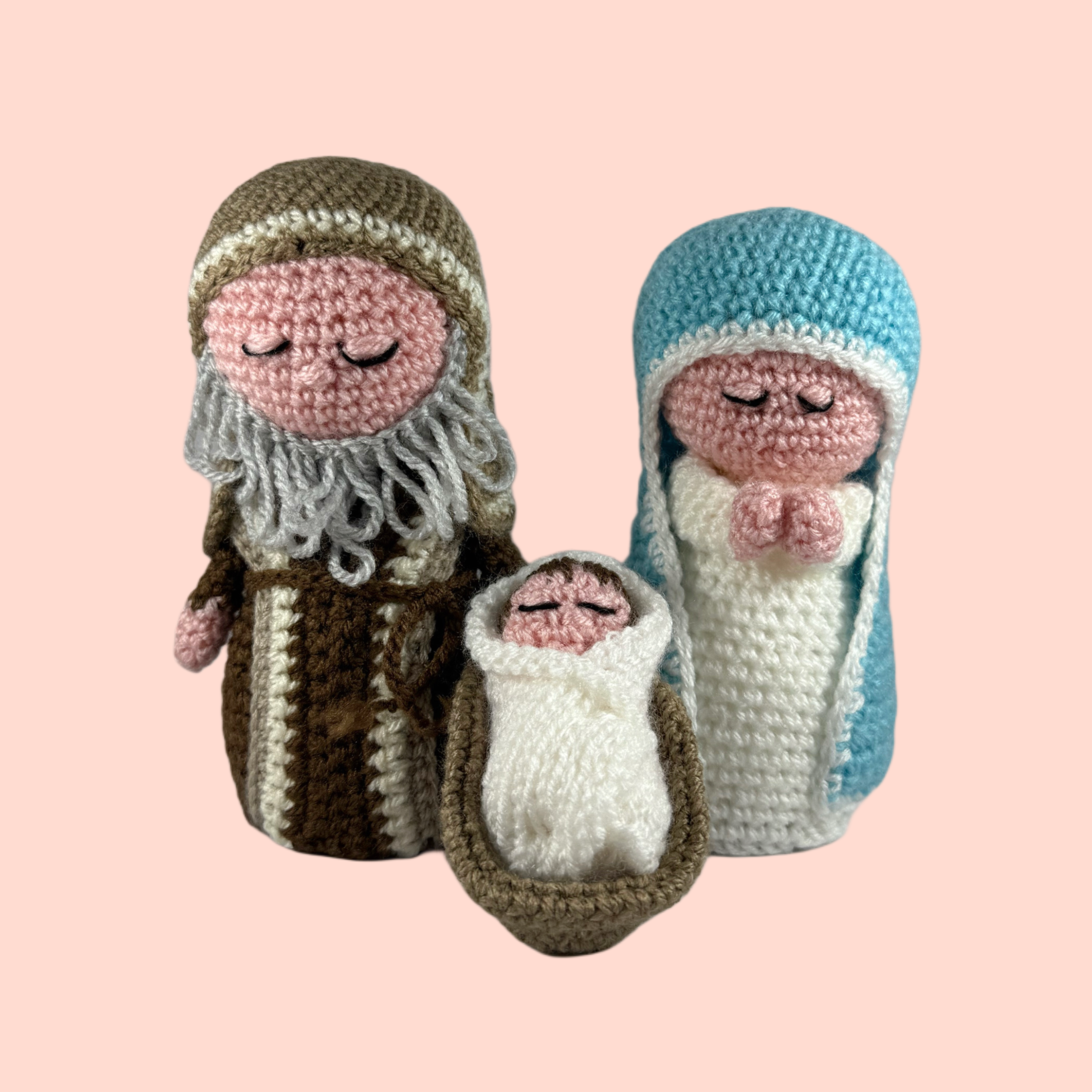 PRESEPE DI LANA FATTO A MANO