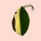 AVOCADO DI LANA FATTO A MANO